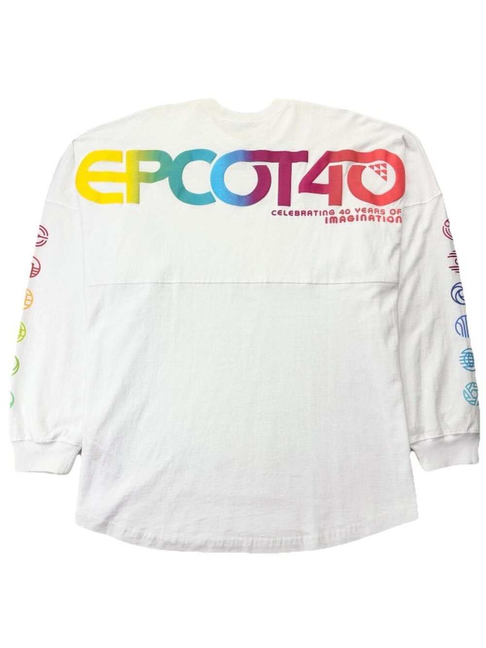 Epcot 40th Anniversary Spirit Jersey Adult XL White 2022 Limited Park Exclusive